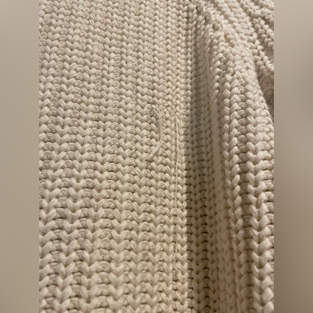 Aerie Cream Scoop Neck Sweater - Picture 7 of 7